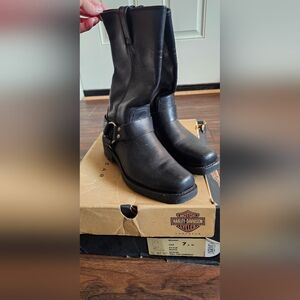 Harley-Davidson Black Western Boots
